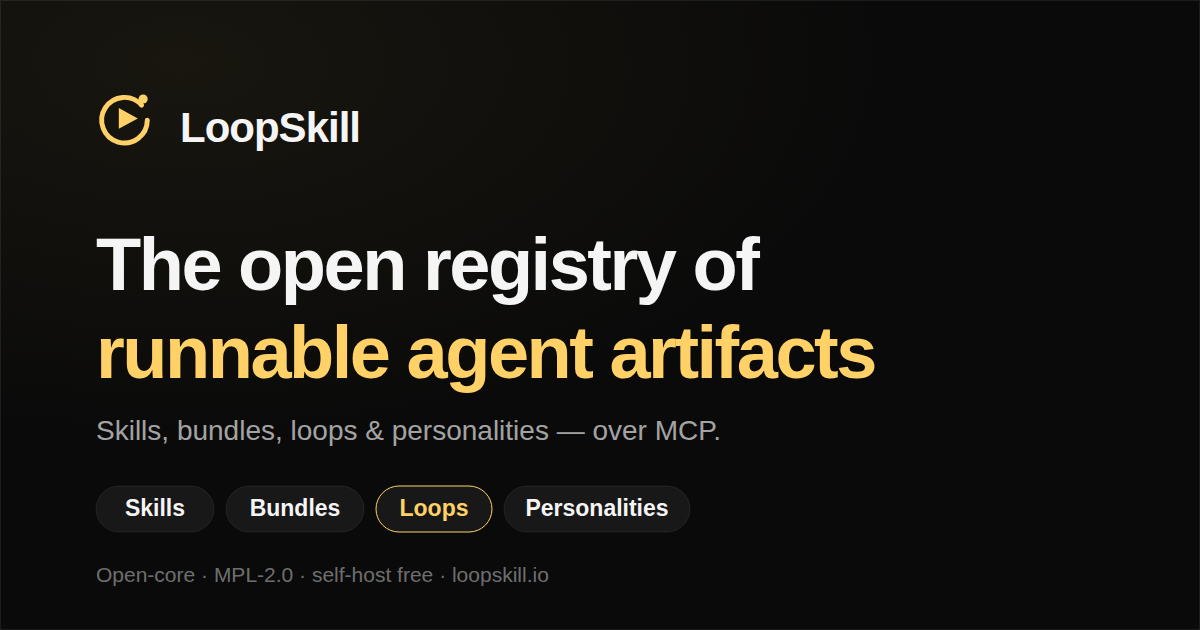 LoopSkill — What's the skill you've rewritten the most? Move that one first